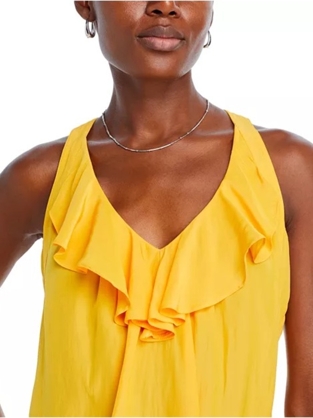 Ramy Brook Nellie Ruffled Sleeveless Blouse